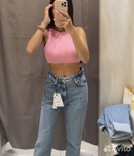 Джинсы zara 34