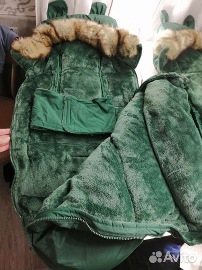 Зимний конверт в коляску