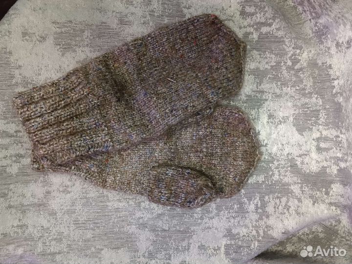 Варежки с козьим пухом