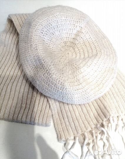 Комплект берет и шарф