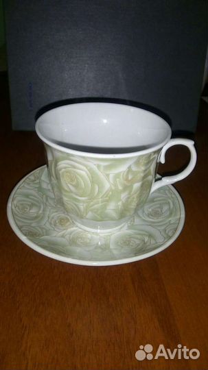 Подарочный чайно/кофейный сервиз, 6 пар