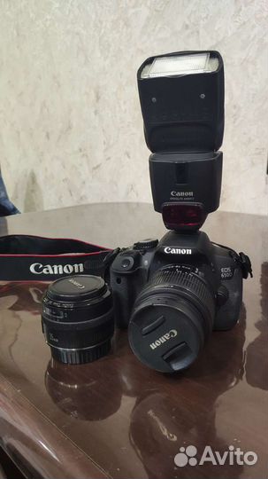 Зеркальный фотоаппарат canon 650d