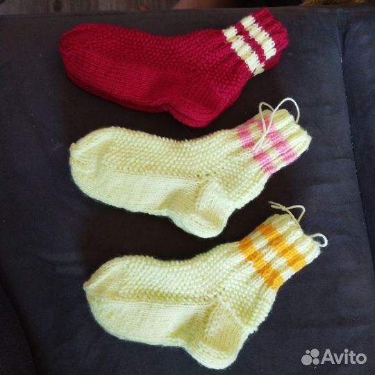 Носки вязаные ручной работы детские