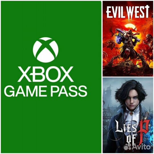 Xbox game pass ultimate 1,5,9,13 месяцев +EvilWest