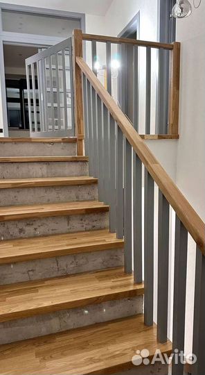 Лестница на второй этаж на заказ
