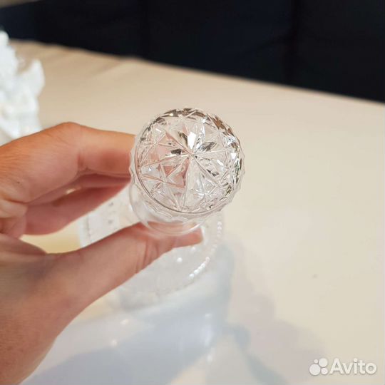 Графин хрустальный маленький конец 19 века