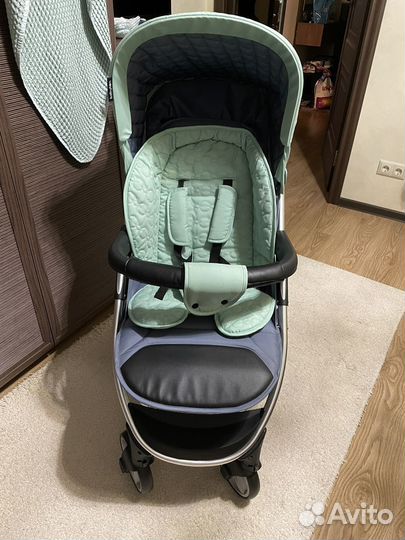 Новая прогулочная коляска babyton comfort grey