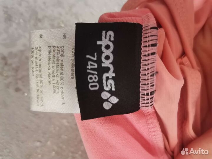 Купальник для девочки 74 80