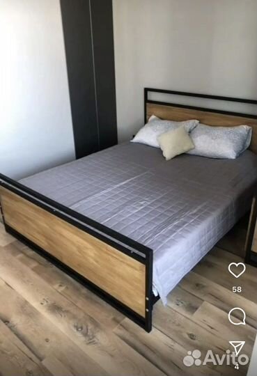 Кровать, мебель лофт