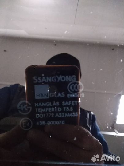 Стекло двери задней правой форточка SsangYong Kyro