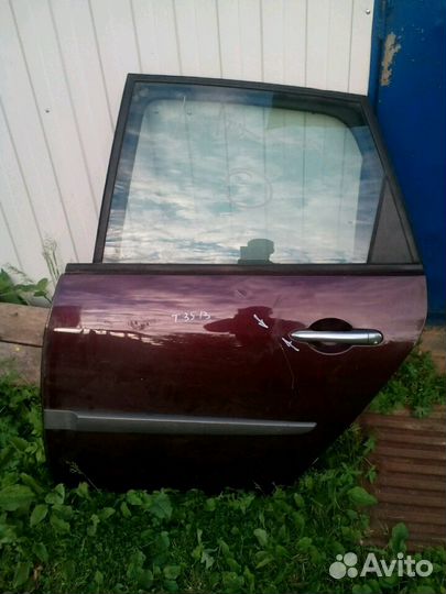 Дверь Рено-Сценик 2 задняя левая