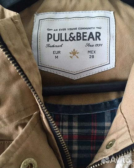 Парка-ветровка Pull&Bear S-M 164 zara HM