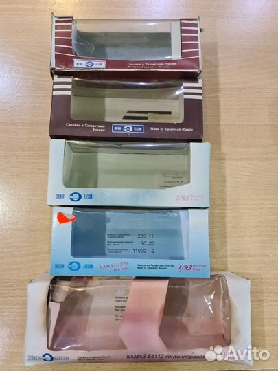 Коробки для моделей 1:43 Камаз