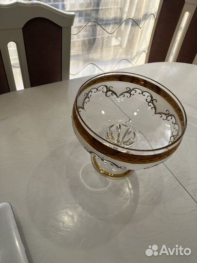 Ваза для фруктов богемия