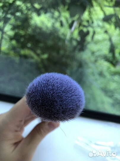 Набор кистей для макияжа с кёрлером