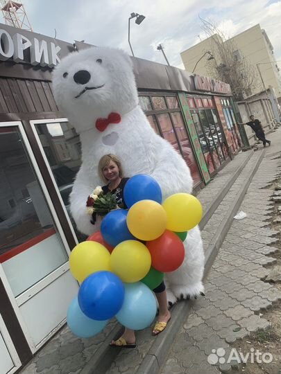 Белый мишка поздравление