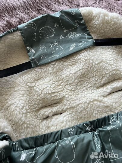 Конверт в коляску зимний