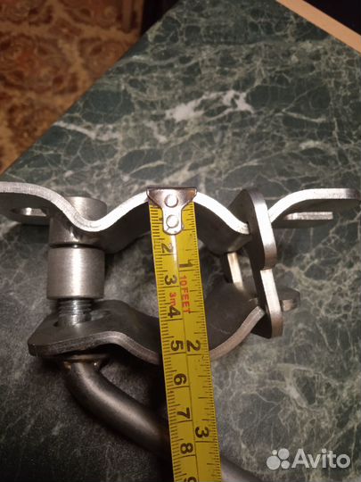 Хомут крепления опорного колёса для прицепа