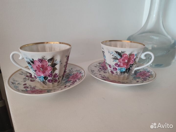 Чайная пара лфз СССР. 2 шт