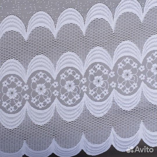 Тюль на кухню со шторной лентой, 420х165 см, цвет