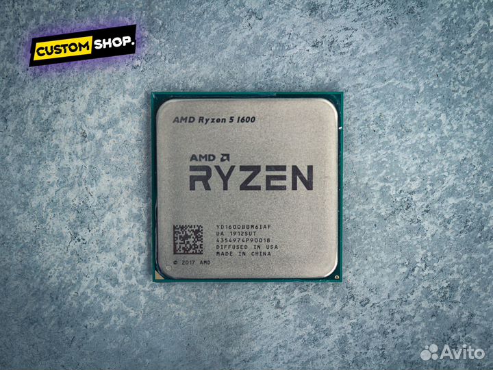 Процессор AMD Ryzen 5 1600 3.2Ghz 6C/12T Socket AM