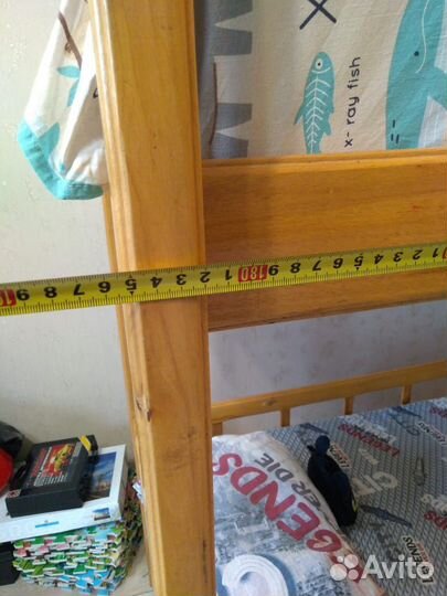 Двухъярусная кровать бу с матрасами