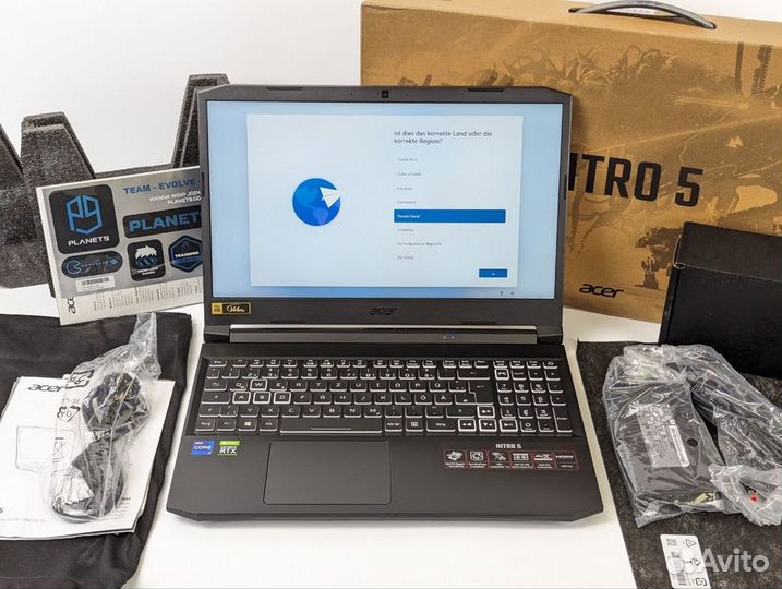 Acer Nitro 5 RTX 3060 i9-11900H 16GB 512GB 144Hz