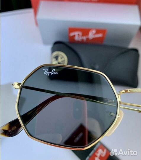 Очки ray ban octagonal черный