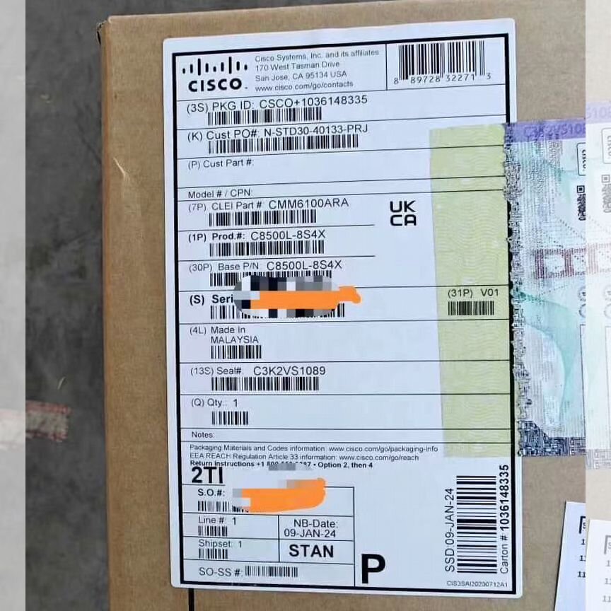 [C8500L-8S4X] Маршрутизатор Cisco C8500l-8s4x