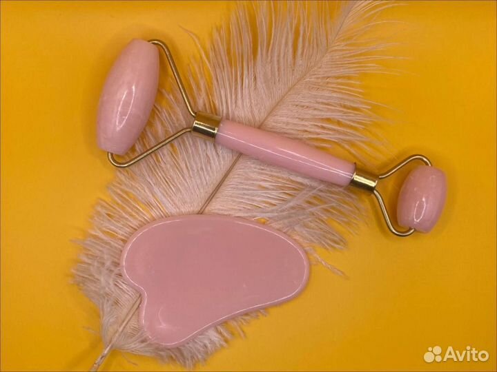 35777 Массажер для похудения с розовым кварцем