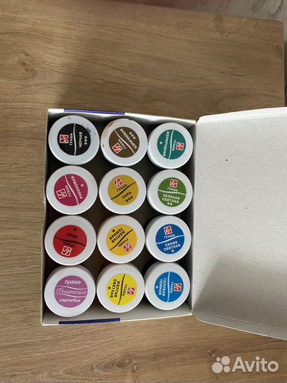 Гуашь и разное для школы