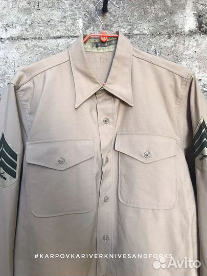 Рубашка usmc Wool Shirt, 15 1/2 x 35, США, 1968 г