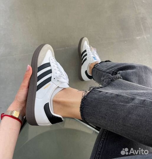 Кеды Adidas Samba белые