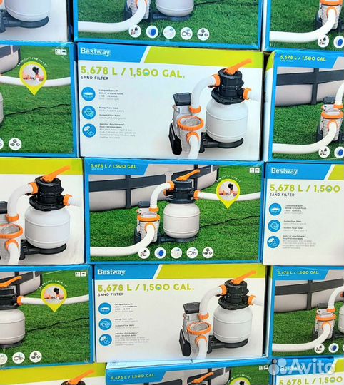 Песчанный Песочный Фильтр-Насос в бассейн 58497