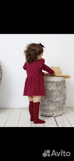 Платье боди для девочки 68 74