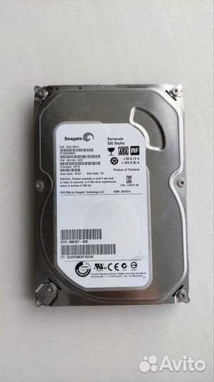 Жесткий диск Seagate 3.5'' 500Гб