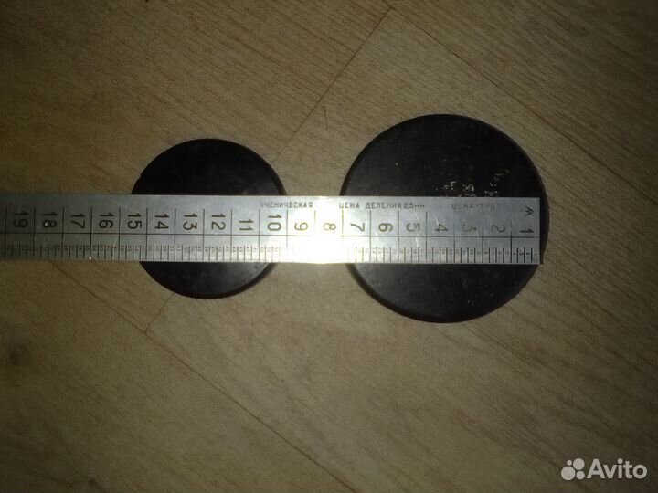 Шайба хоккейная 2 штуки