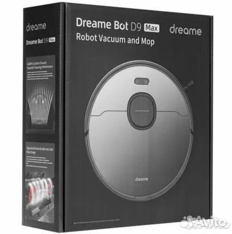 Робот-пылесос Dreame D9 Max черный (новый)