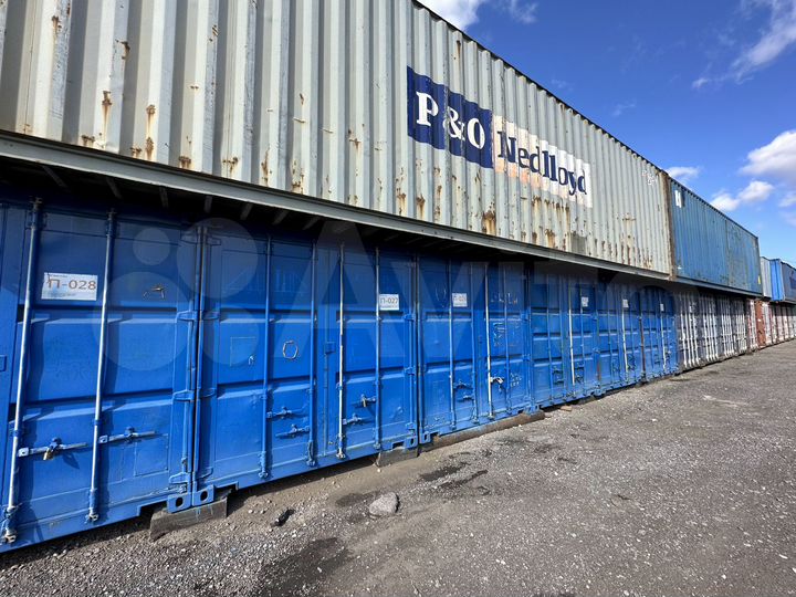 Аренда склада контейнера 20 футов, 14 м² хранение