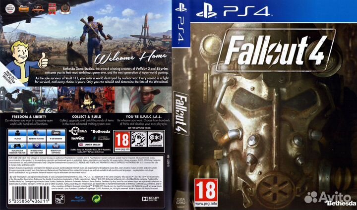Игры для приставок ps4 Fallout 4