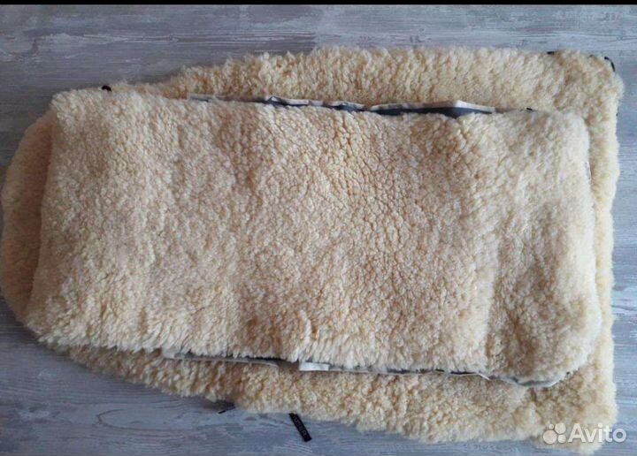 Теплый конверт, натуральная овчина Кайзер