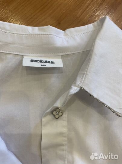 Рубашка школьная 140