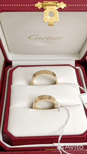 Обручальные кольца cartier love 585