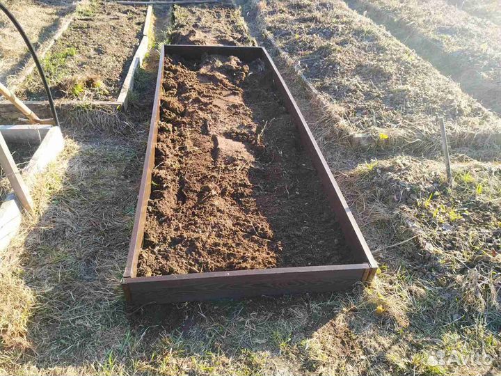 Теплые грядки из дпк