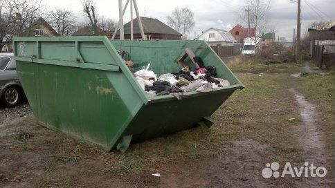 Вывоз мусора + контейнер-лодочка