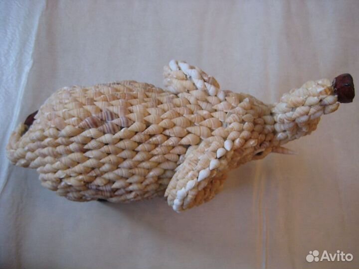 Слон из ракушек, 26 см