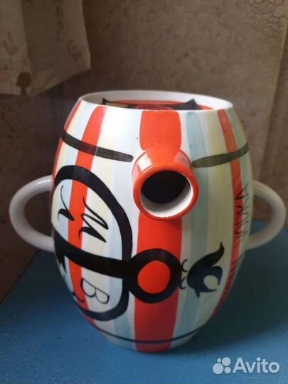 Бочонок посольская водка СССР, 2,5 литра, фарфор