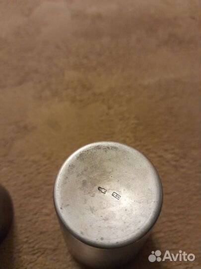 Стопка серебро 875 пробы