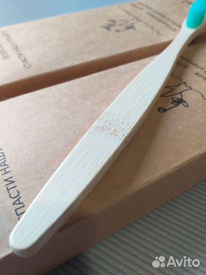 Зубная щетка бамбуковая, набор 10 шт