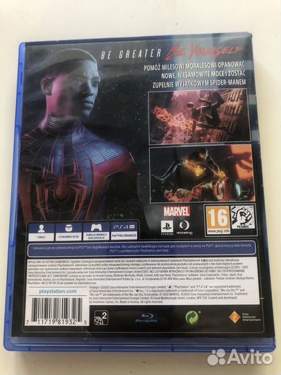 Игры для приставок ps4 Spider-men